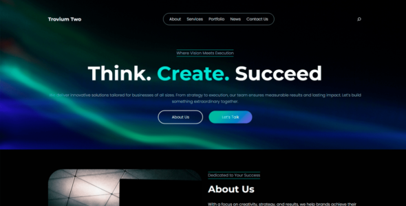 Trovium Two (WordPress)