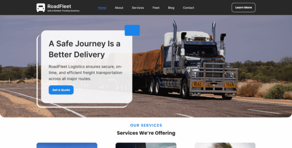 Trucking Services (WordPress)