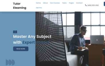 Tutor Elearning (screenshot desktop)