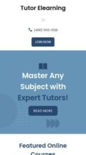 Tutor Elearning (screenshot mobile)
