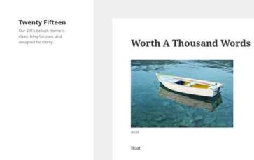 Twenty Fifteen (screenshot desktop)