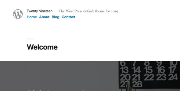 Twenty Nineteen (WordPress)