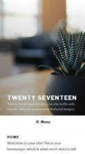 Twenty Seventeen (screenshot mobile)