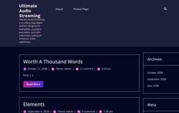 Ultimate Audio Streaming (screenshot desktop)