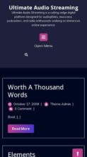 Ultimate Audio Streaming (screenshot mobile)