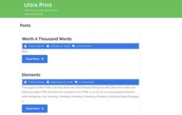 Ultra Print (screenshot desktop)