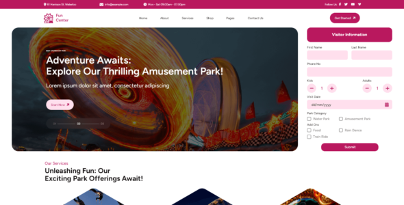 Unique Fun Center (WordPress)