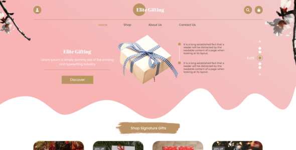 Unique Gift Shop (WordPress)