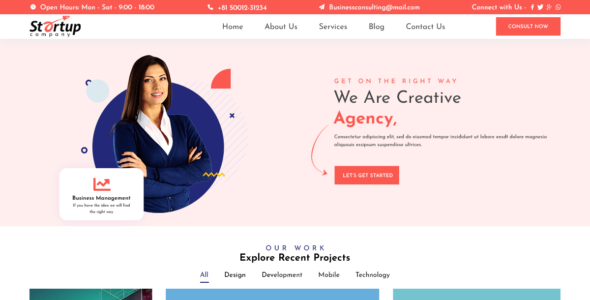 Unique Startup (WordPress)