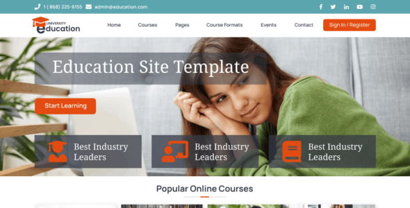 University Education Hub (WordPress)