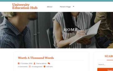 University Education Hub (screenshot desktop)