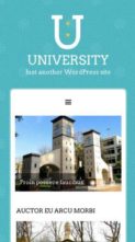 University (Viva Themes) (screenshot mobile)
