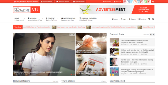 Unos Magazine Vu (WordPress)