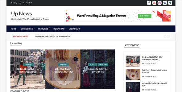 Up News (WordPress)
