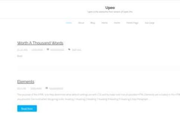 Upeo (screenshot desktop)