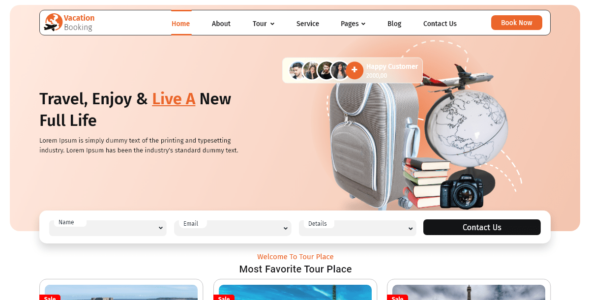 Vacation Booking (WordPress)