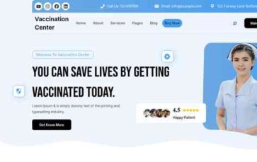 Vaccination Center (screenshot desktop)