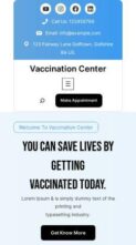 Vaccination Center (screenshot mobile)
