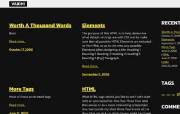 Vaidhi (screenshot desktop)