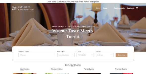 Vegan Cafe Restaurant (WordPress)