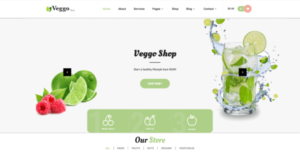 Veggo Shop (WordPress)