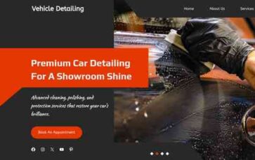 Vehicle Detailing (screenshot desktop)