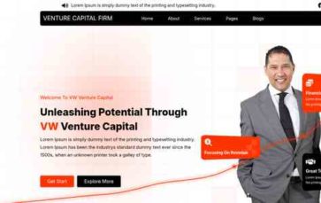 Venture Capital Firm (screenshot desktop)