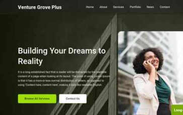 Venture Grove Plus (screenshot desktop)