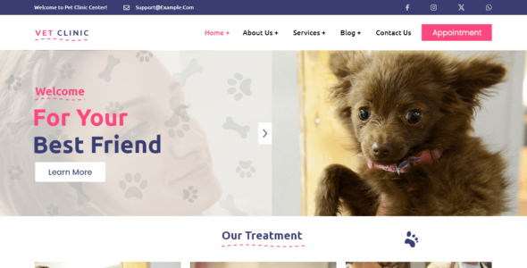 Veterinary Clinic (WordPress)