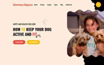 Veterinary Dogcare (screenshot desktop)