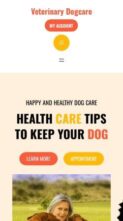 Veterinary Dogcare (screenshot mobile)