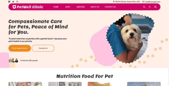 Veterinary Pet Wellness (WordPress)