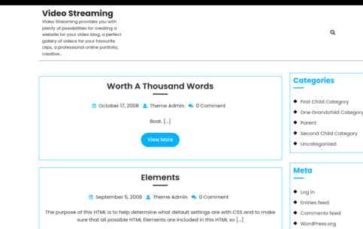 Video Streaming (screenshot desktop)