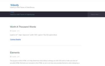 Videofy (screenshot desktop)