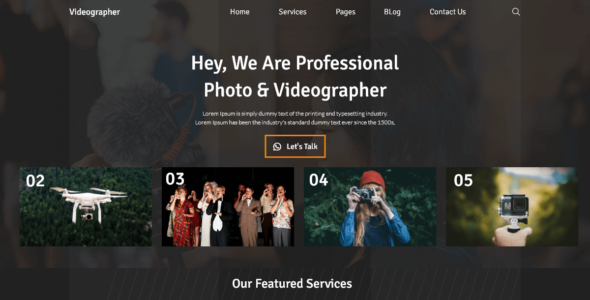 Videography Filmmaker (WordPress)