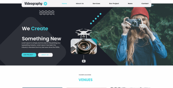 Videography Studio (WordPress)