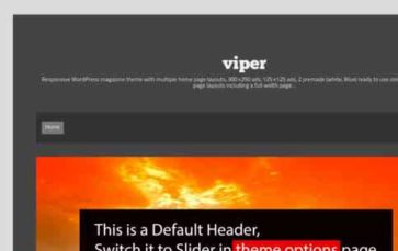 Viper (ThemeAlley) (screenshot desktop)