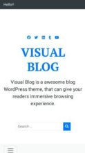 Visual Blog (screenshot mobile)