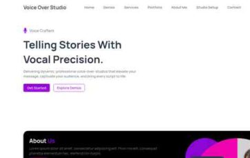 Voice Over Studio (screenshot desktop)
