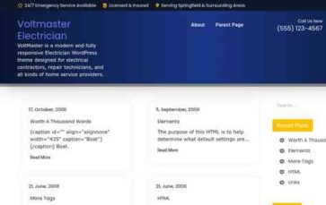 Voltmaster Electrician (screenshot desktop)