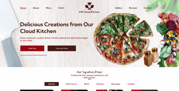 VW Cloud Kitchen (WordPress)