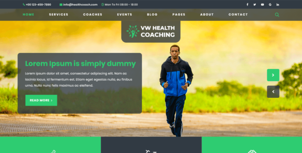 VW Health Coaching (WordPress)