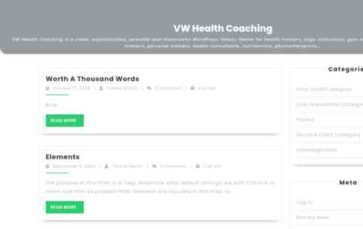 VW Health Coaching (screenshot desktop)