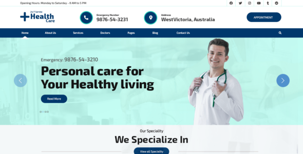 VW Healthcare (WordPress)