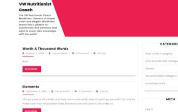 VW Nutritionist Coach (screenshot desktop)