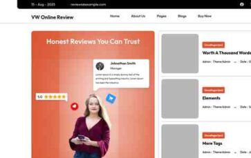 VW Online Review (screenshot desktop)