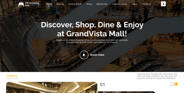 VW Shopping Mall (WordPress)