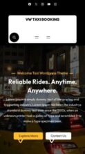 VW Taxi Booking (screenshot mobile)