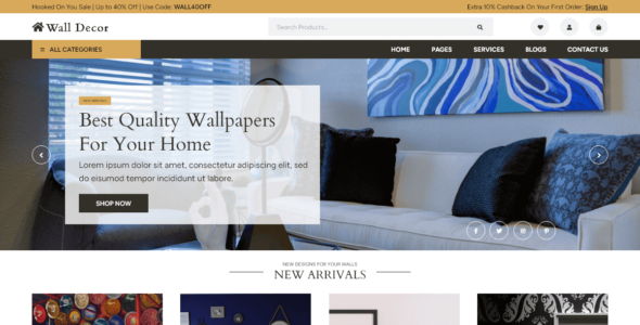 Wall Decor Wallpaper (WordPress)
