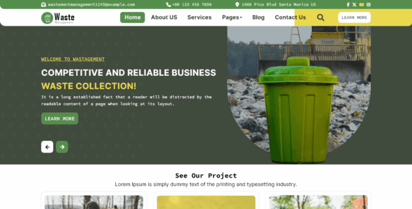 Waste Disposal (WordPress)